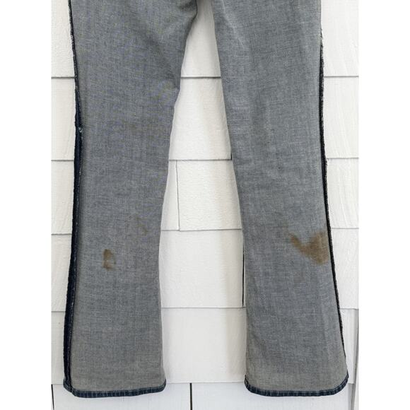 Iconic Y2K Bebe 27 Kayla Jean Pink Bling Rhinestone Spellout Pockets Medium Wash - Picture 10 of 10